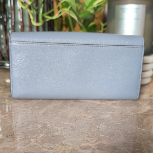 Furla Light Blue Leather Wallet - Picture 2 of 16